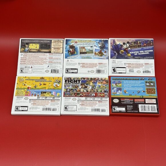 Lot of 6 Nintendo 3DS / Nintendo DS EMPTY Replacement Cases w/Inserts & Manuals - Picture 2 of 7